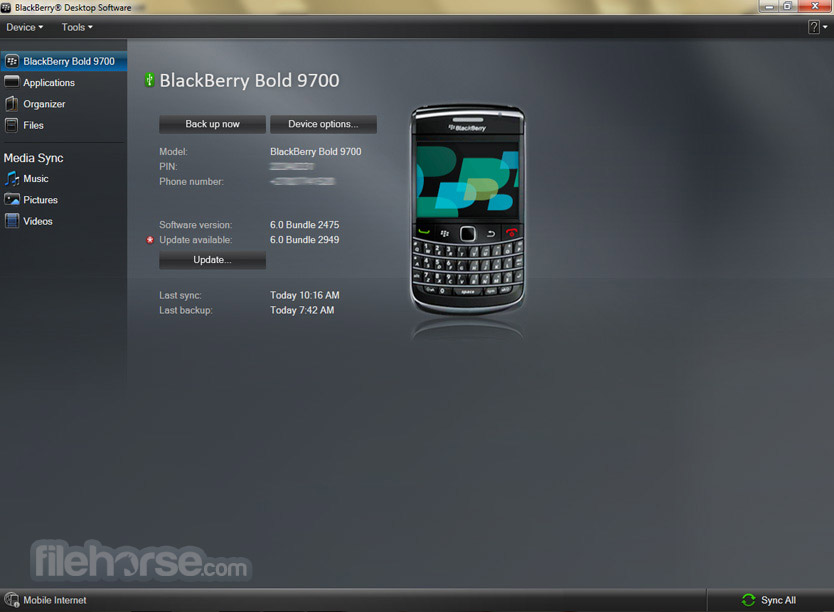 Blackberry update software download